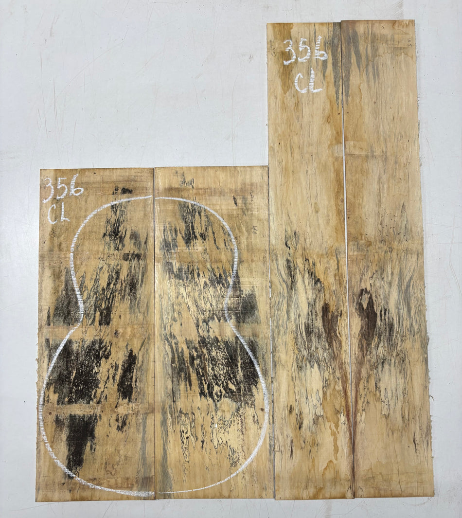 Juego de fondo y aros de guitarra de grado AAAA Dreadnought de palisandro de la India Oriental #61 