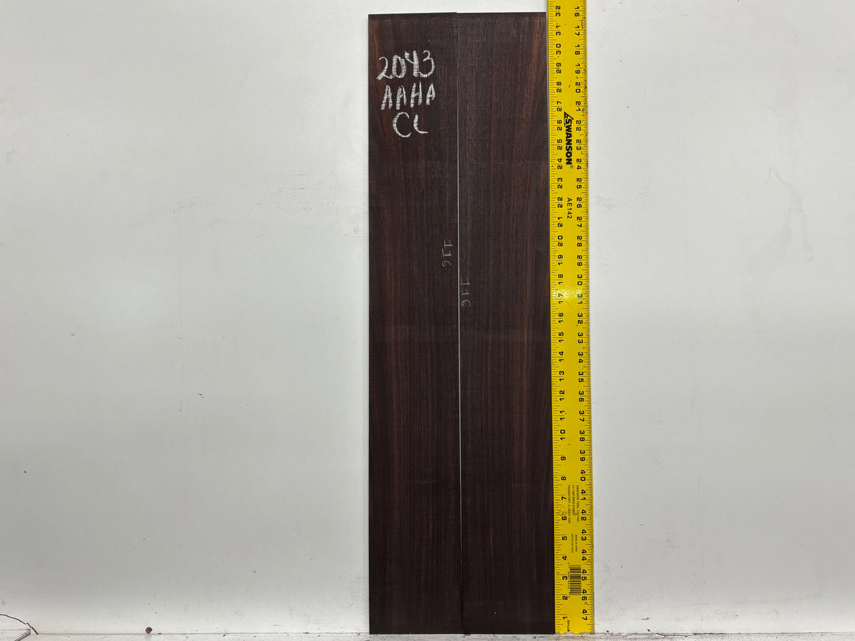 East Indian Rosewood Classical AAAA Grade Guitar Back & Side Set #2043 - Exotic Wood Zone