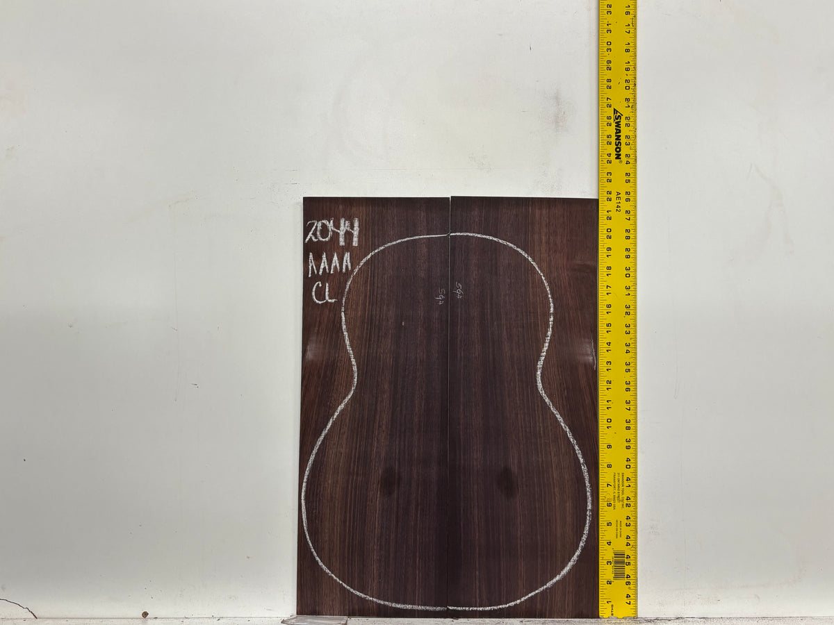 East Indian Rosewood Classical AAAA Grade Guitar Back & Side Set #2044 - Exotic Wood Zone