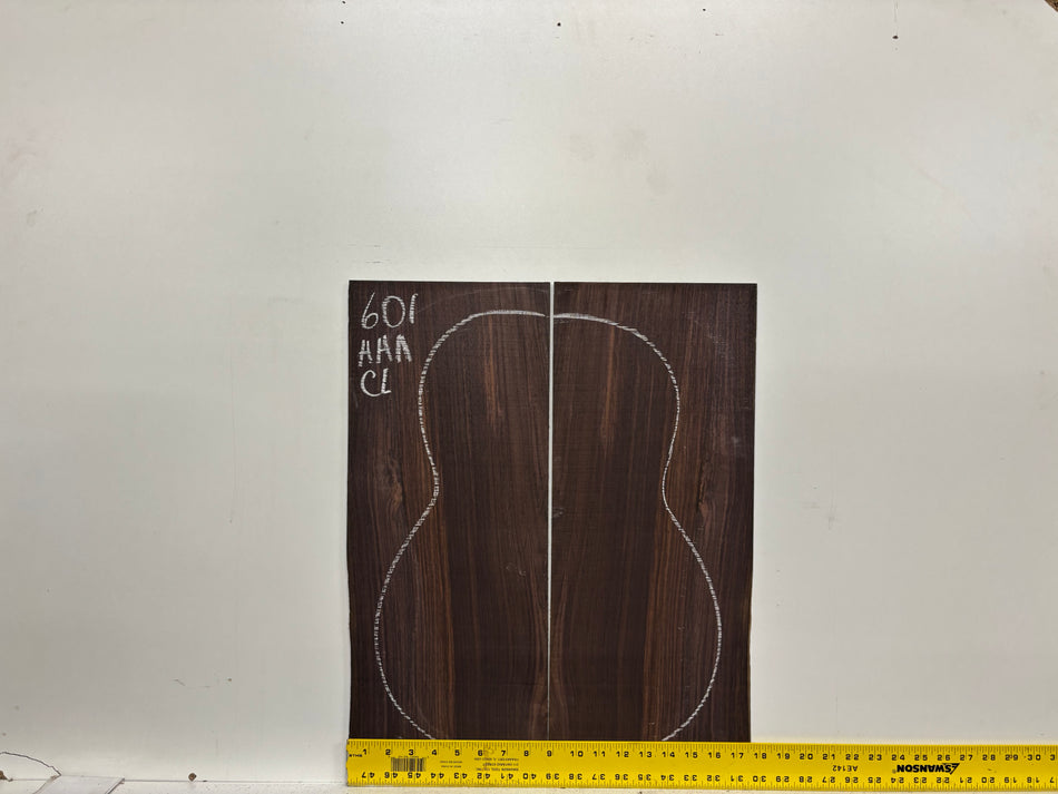 Juego de fondo y aros de guitarra de grado AAAA Dreadnought de palisandro de la India Oriental #61 