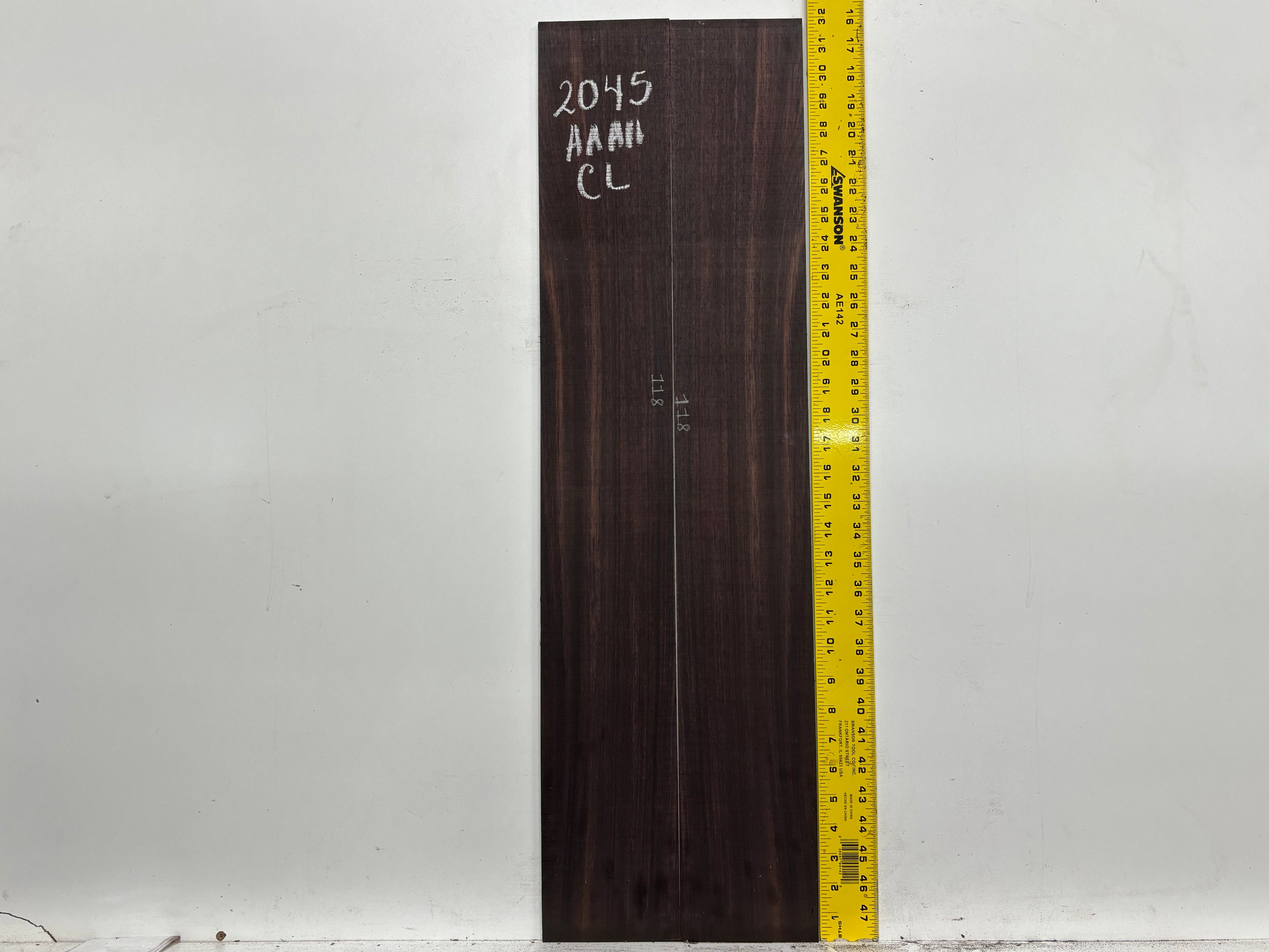 East Indian Rosewood Classical AAAA Grade Guitar Back & Side Set #2045 - Exotic Wood Zone
