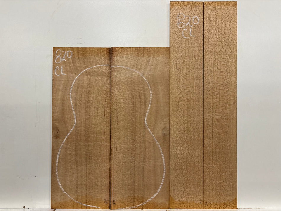 Lacewood Classical Guitar Back & Side Set #820