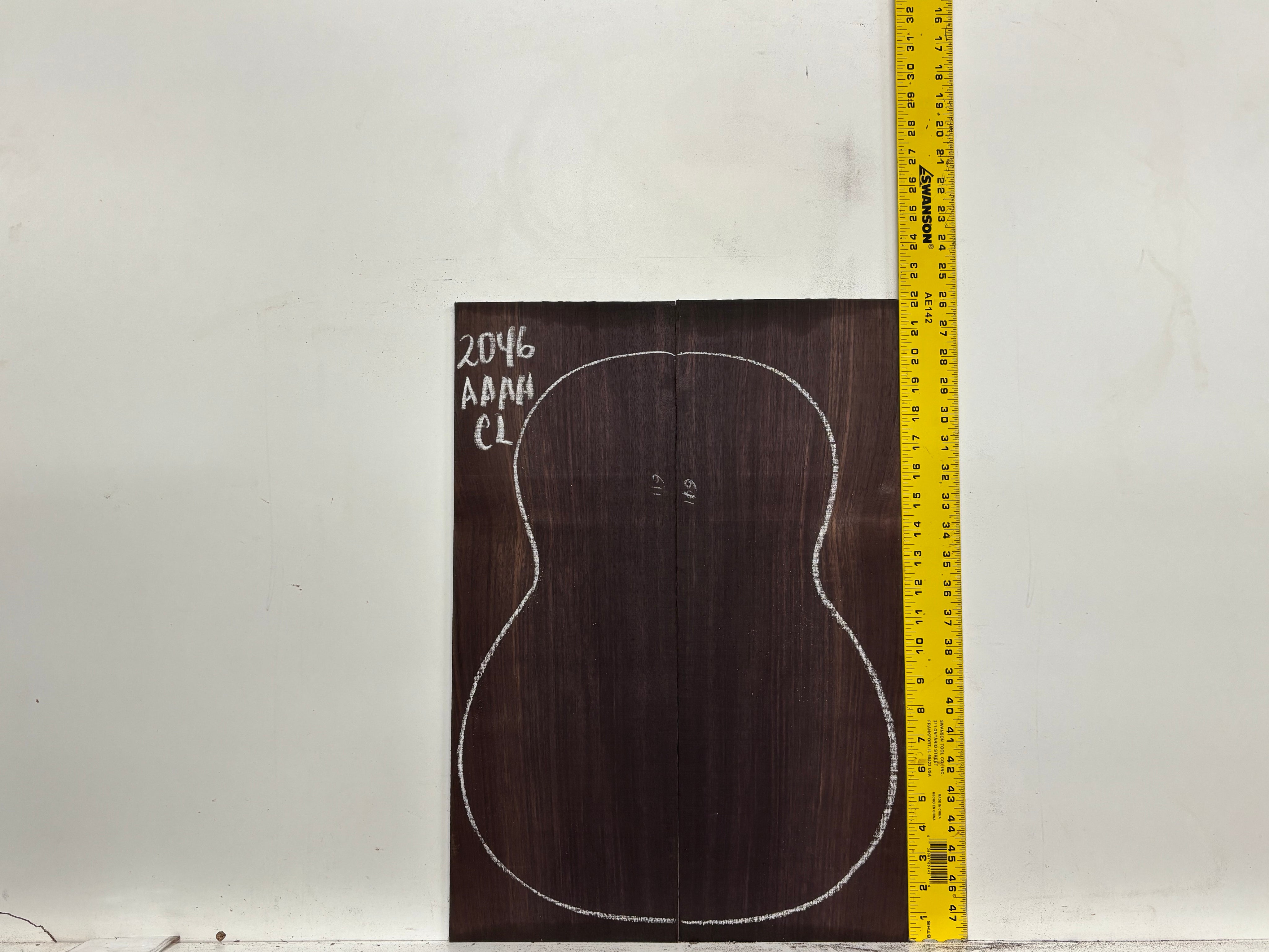 East Indian Rosewood Classical AAAA Grade Guitar Back & Side Set #2046 - Exotic Wood Zone