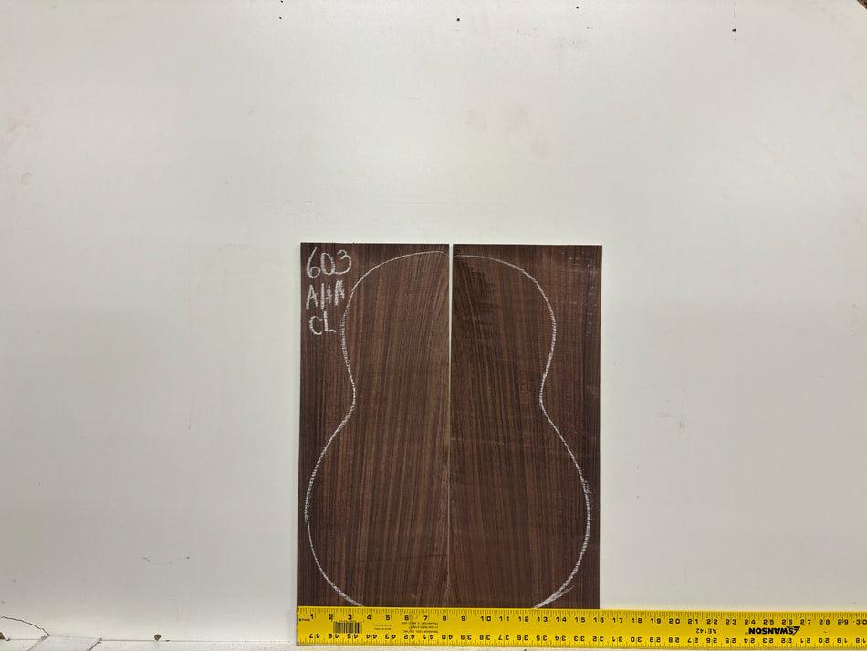 East Indian Rosewood Classical AAA Grade Guitar Back & Side Set #603