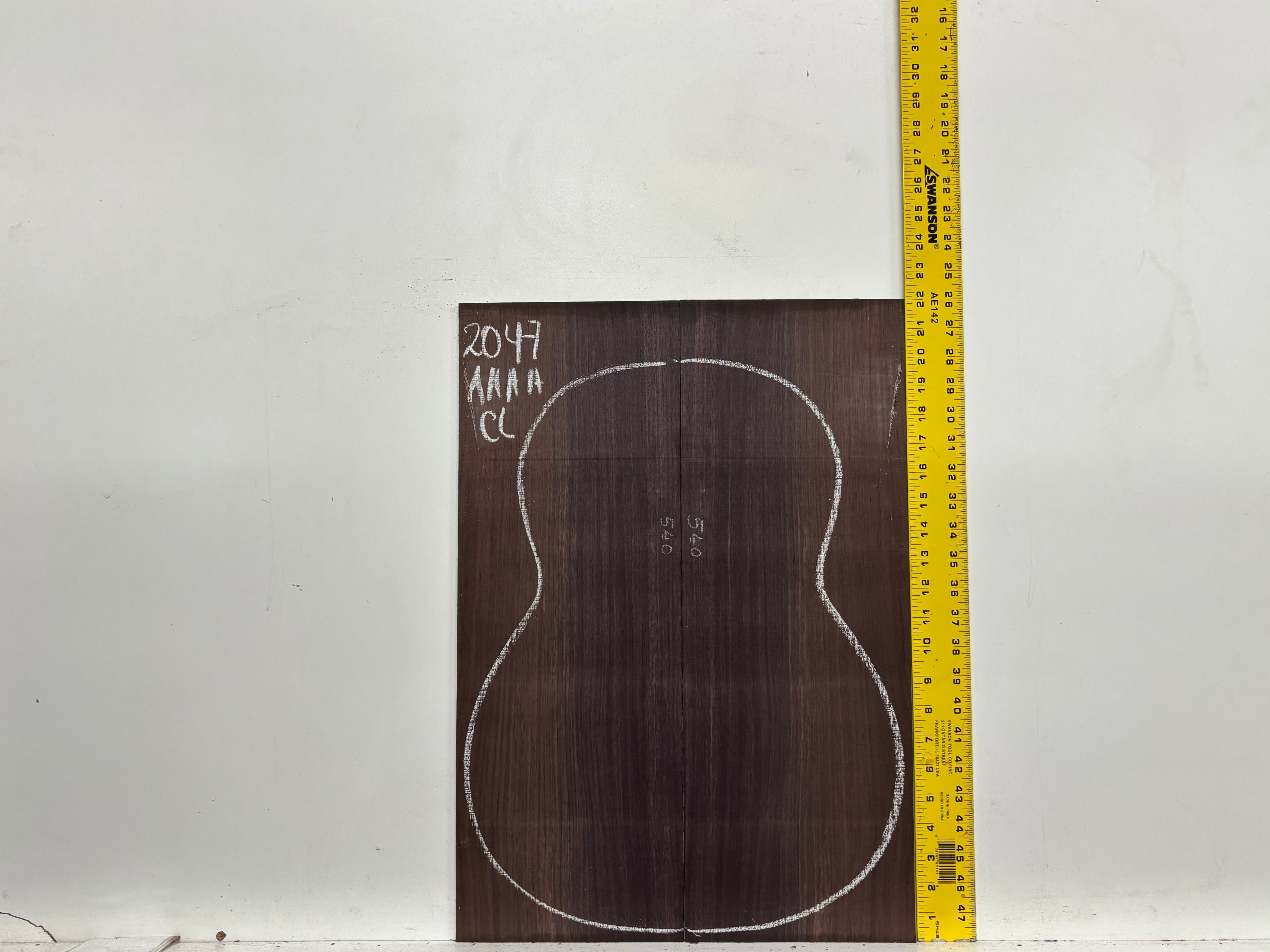 East Indian Rosewood Classical AAAA Grade Guitar Back & Side Set #2047 - Exotic Wood Zone