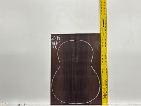 East Indian Rosewood Classical AAAA Grade Guitar Back & Side Set #2047 - Exotic Wood Zone