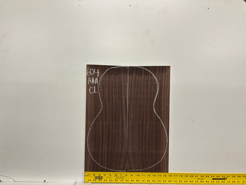 East Indian Rosewood Classical AAA Grade Guitar Back & Side Set #604
