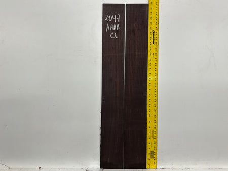 East Indian Rosewood Classical AAAA Grade Guitar Back & Side Set #2047 - Exotic Wood Zone