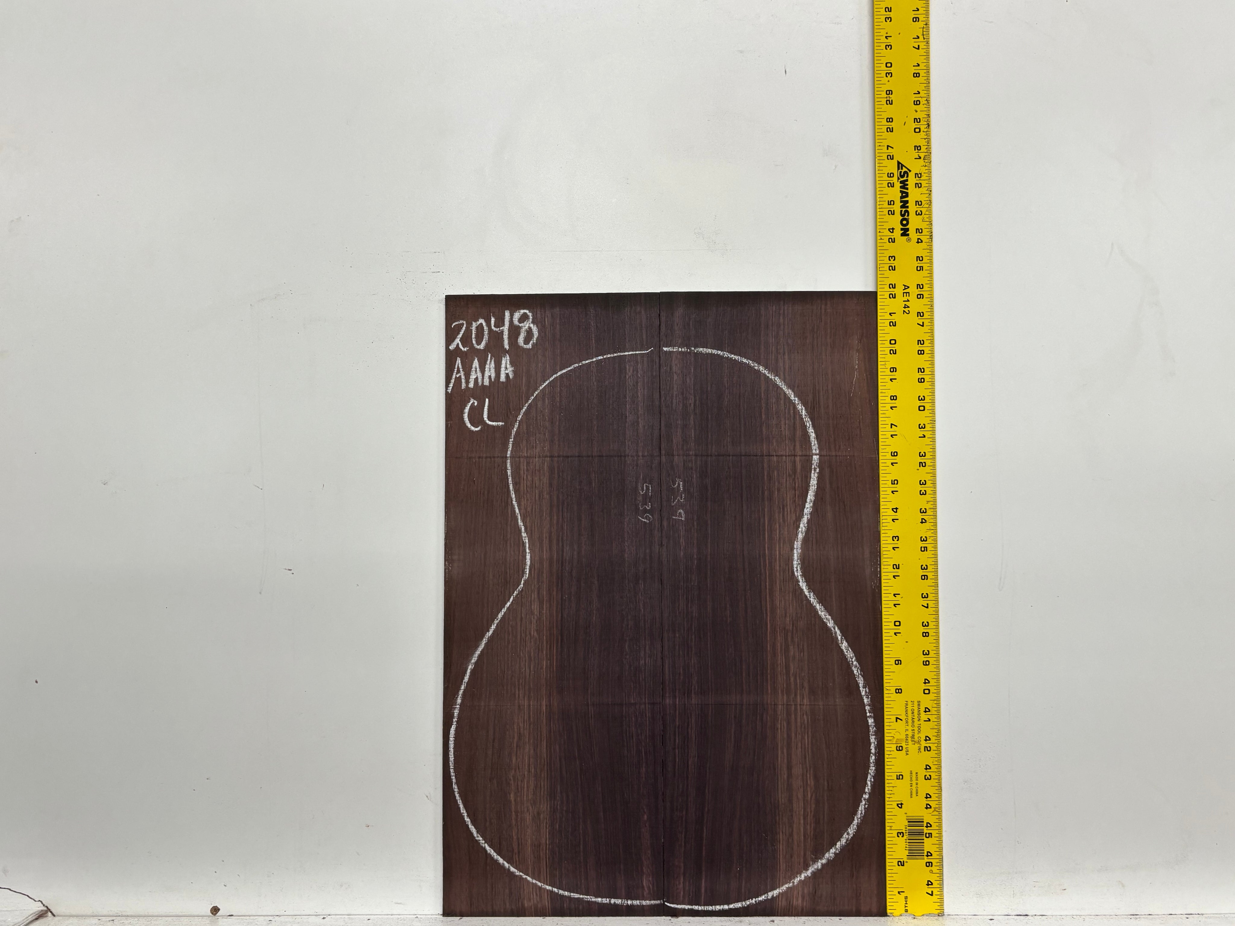 East Indian Rosewood Classical AAAA Grade Guitar Back & Side Set #2048 - Exotic Wood Zone