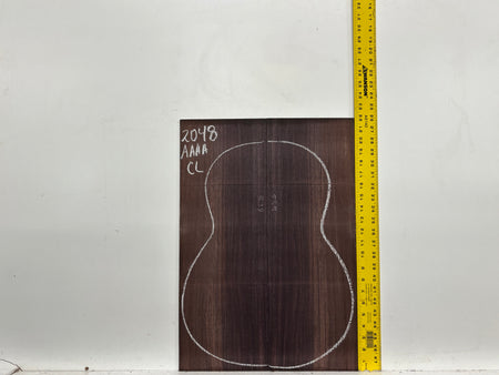 East Indian Rosewood Classical AAAA Grade Guitar Back & Side Set #2048 - Exotic Wood Zone