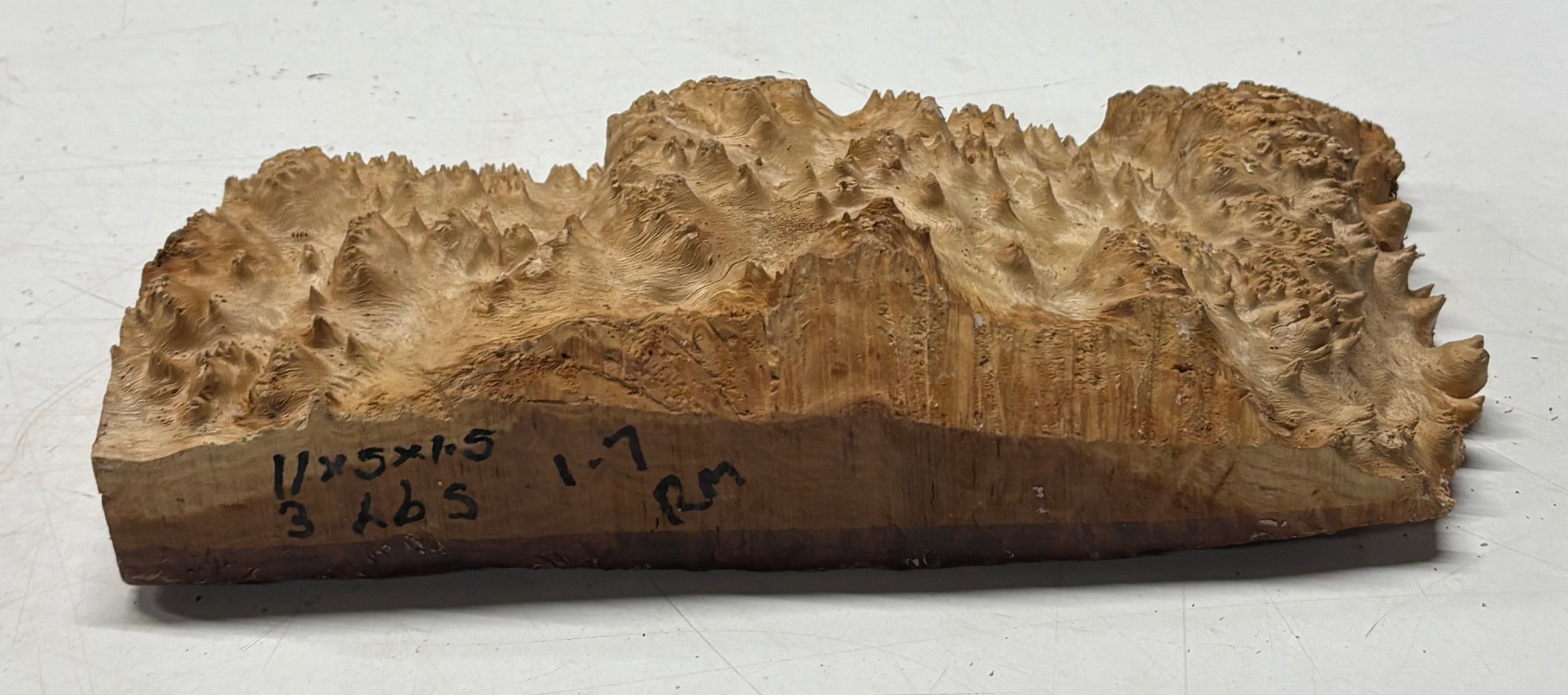 Australian Red Mallee Burl Cap 11" x 5" x 1.5" #2001 - Exotic Wood Zone