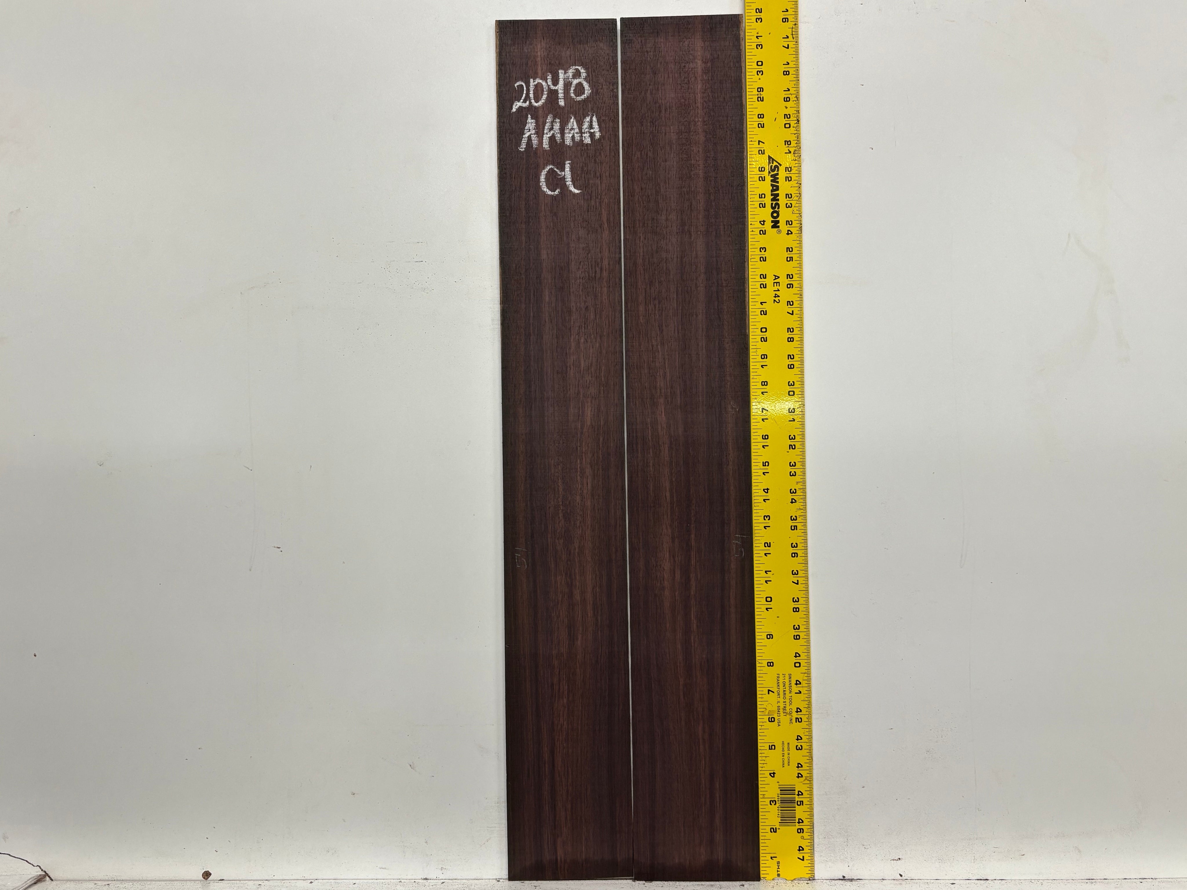 East Indian Rosewood Classical AAAA Grade Guitar Back & Side Set #2048 - Exotic Wood Zone
