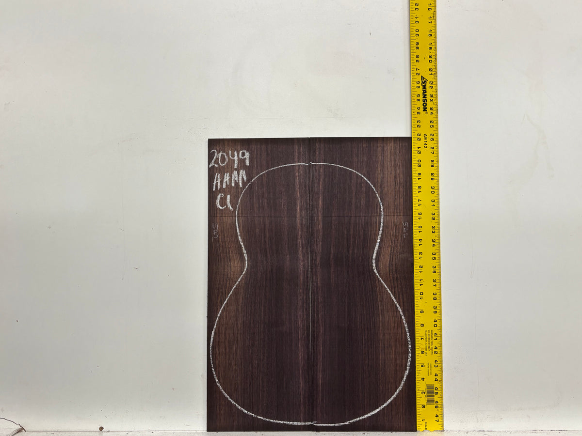 East Indian Rosewood Classical AAAA Grade Guitar Back & Side Set #2049 - Exotic Wood Zone