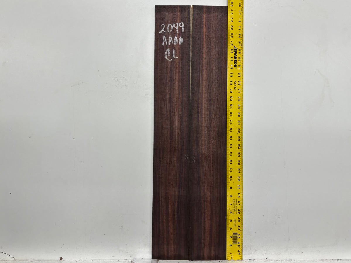 East Indian Rosewood Classical AAAA Grade Guitar Back & Side Set #2049 - Exotic Wood Zone