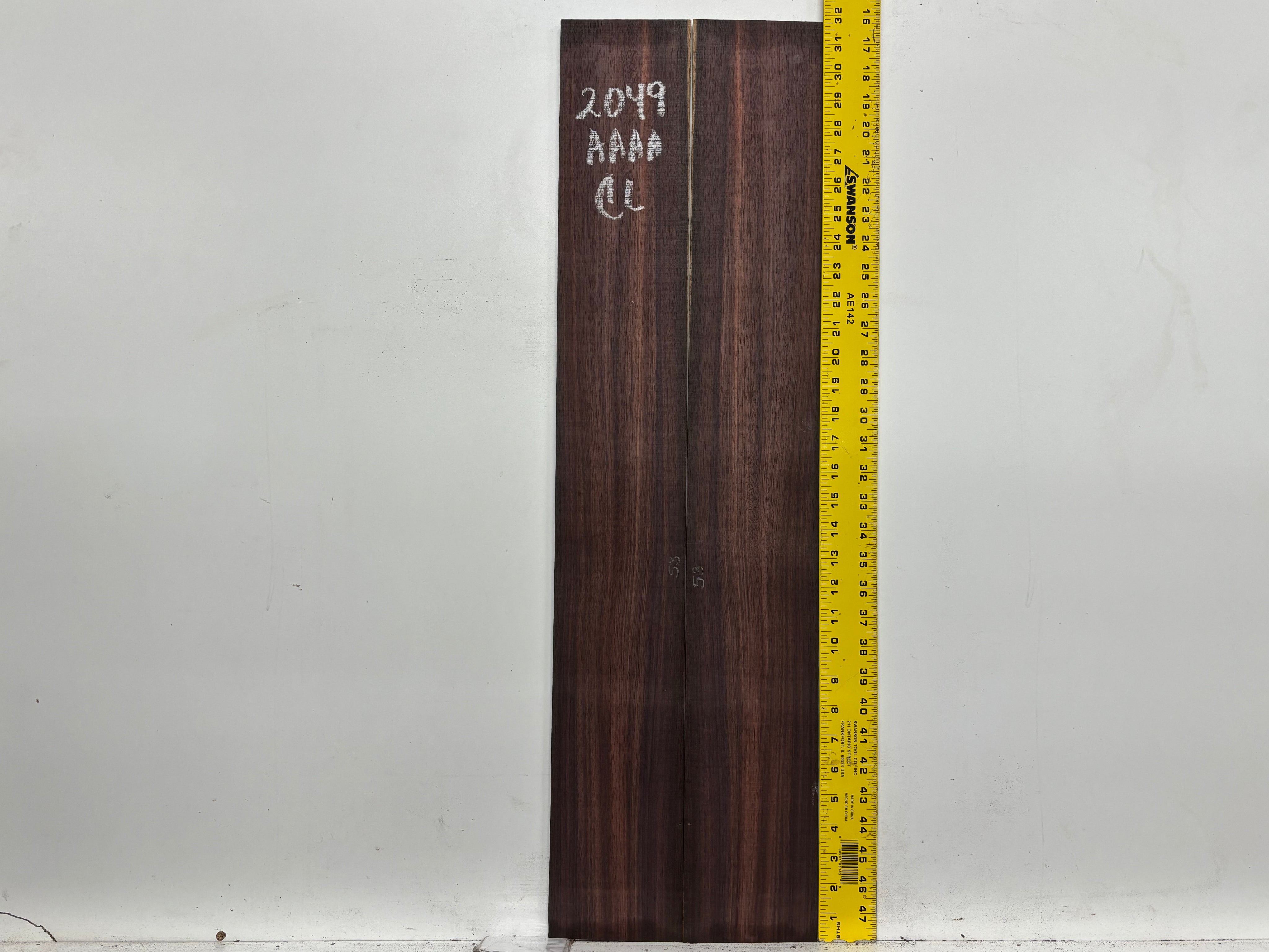 East Indian Rosewood Classical AAAA Grade Guitar Back & Side Set #2049 - Exotic Wood Zone