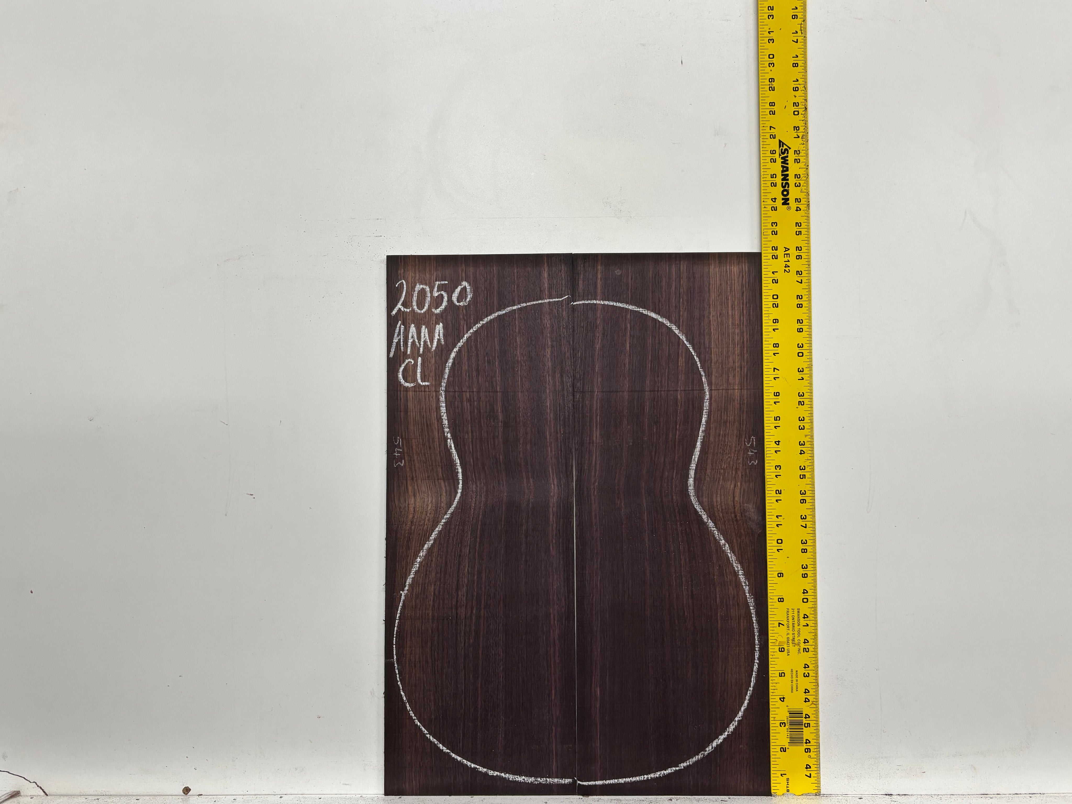 East Indian Rosewood Classical AAAA Grade Guitar Back & Side Set #2050 - Exotic Wood Zone