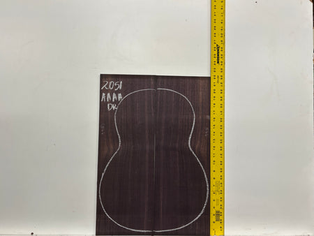 East Indian Rosewood Classical AAAA Grade Guitar Back & Side Set #2051 - Exotic Wood Zone