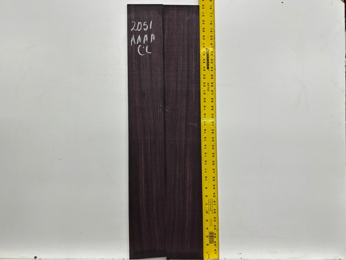 East Indian Rosewood Classical AAAA Grade Guitar Back & Side Set #2051 - Exotic Wood Zone