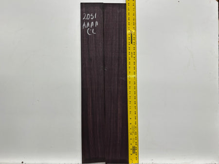 East Indian Rosewood Classical AAAA Grade Guitar Back & Side Set #2051 - Exotic Wood Zone