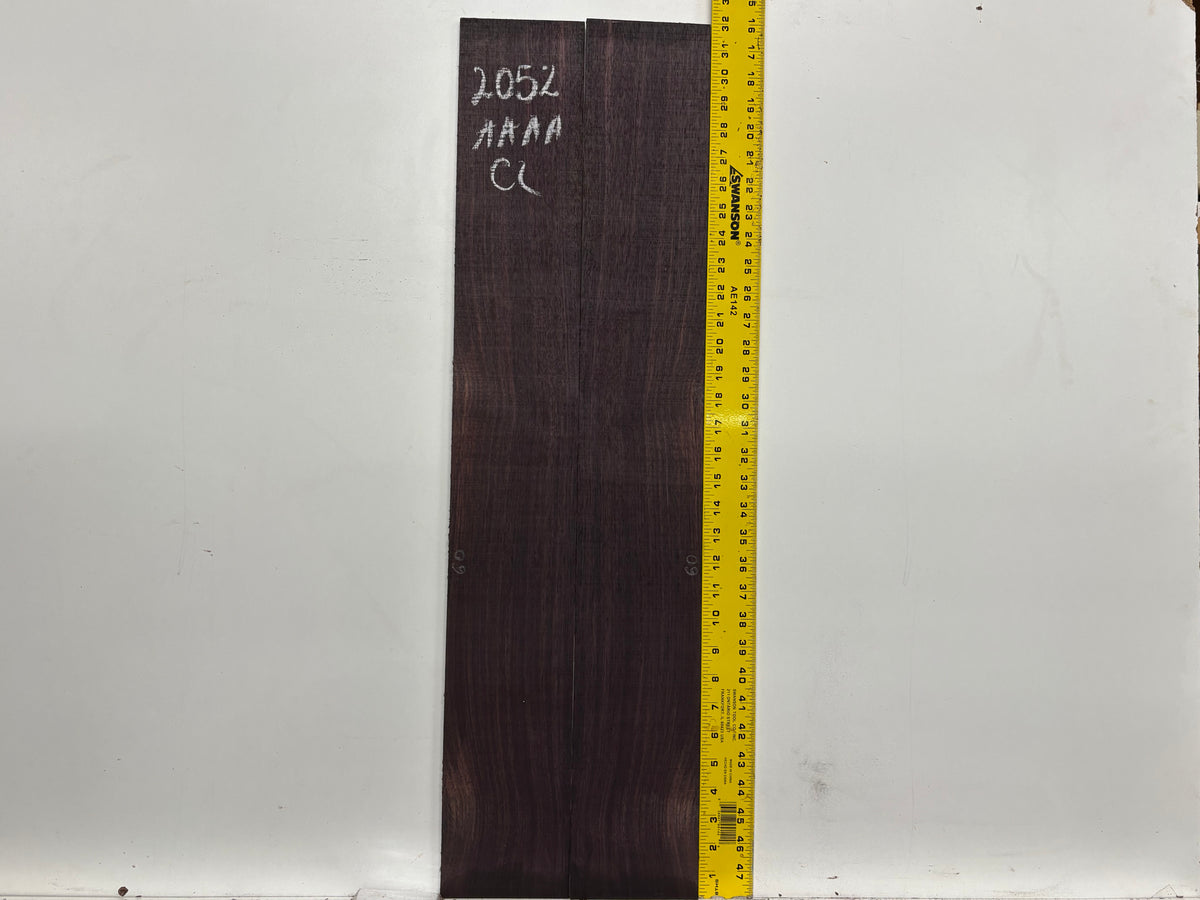 East Indian Rosewood Classical AAAA Grade Guitar Back & Side Set #2052 - Exotic Wood Zone