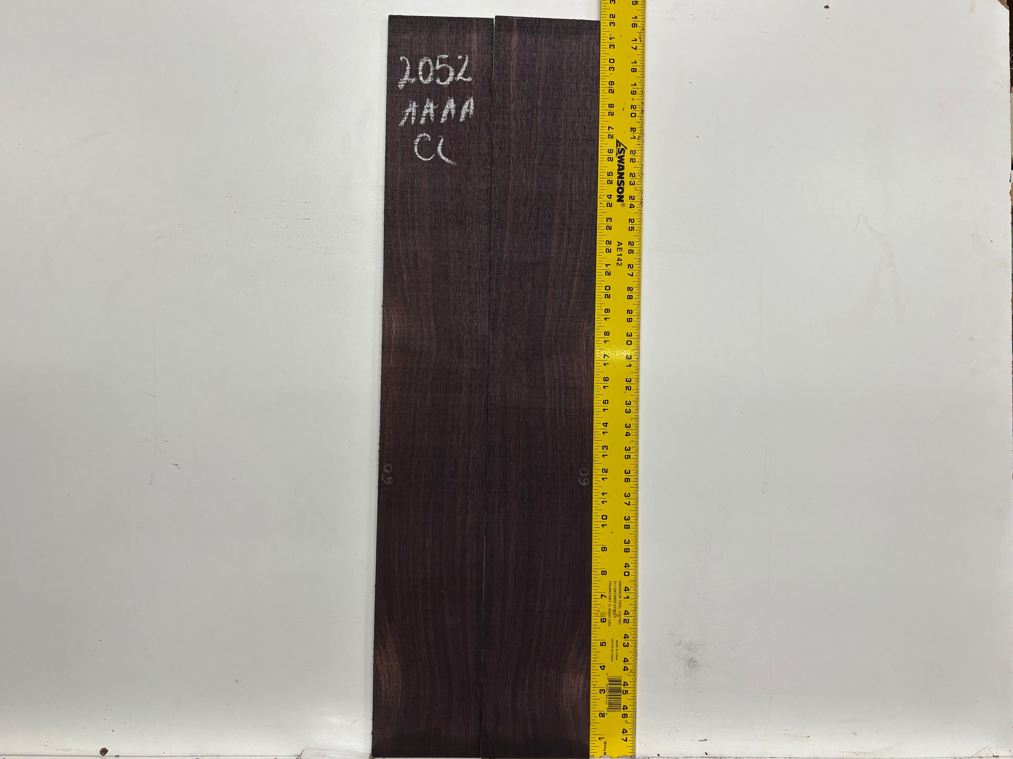 East Indian Rosewood Classical AAAA Grade Guitar Back & Side Set #2052 - Exotic Wood Zone