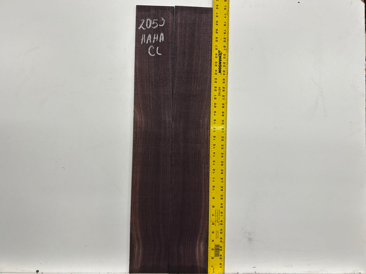 East Indian Rosewood Classical AAAA Grade Guitar Back & Side Set #2053 - Exotic Wood Zone