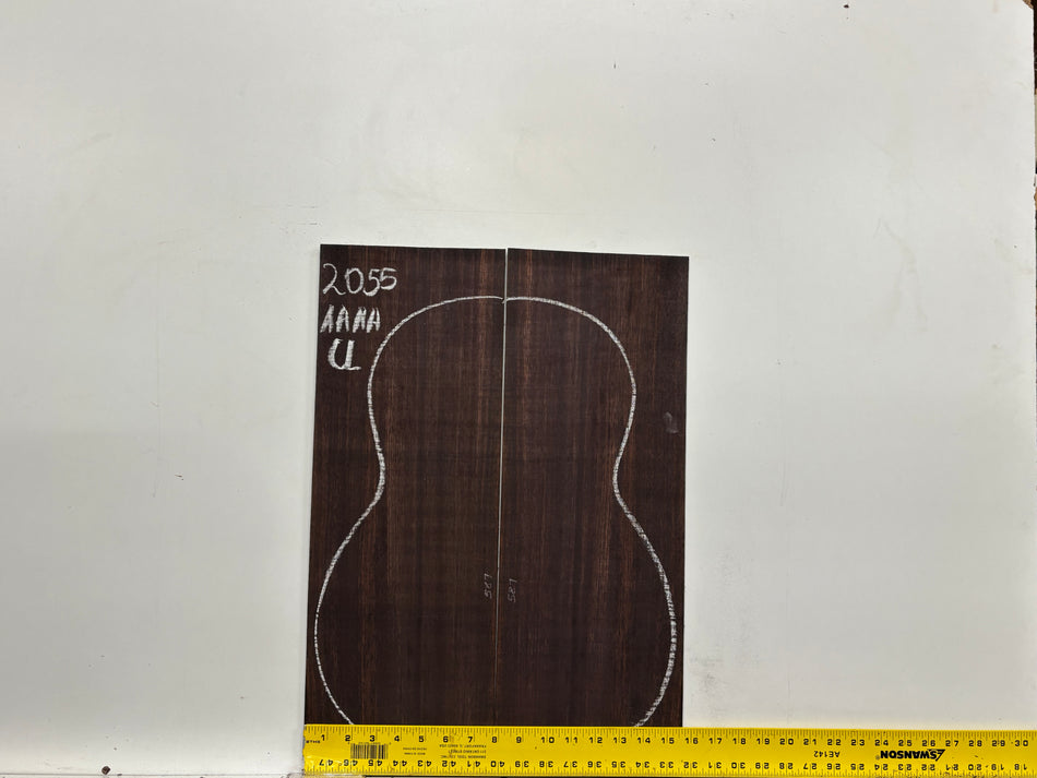 East Indian Rosewood Classical AAAA Grade Guitar Back & Side Set #2055 - Exotic Wood Zone