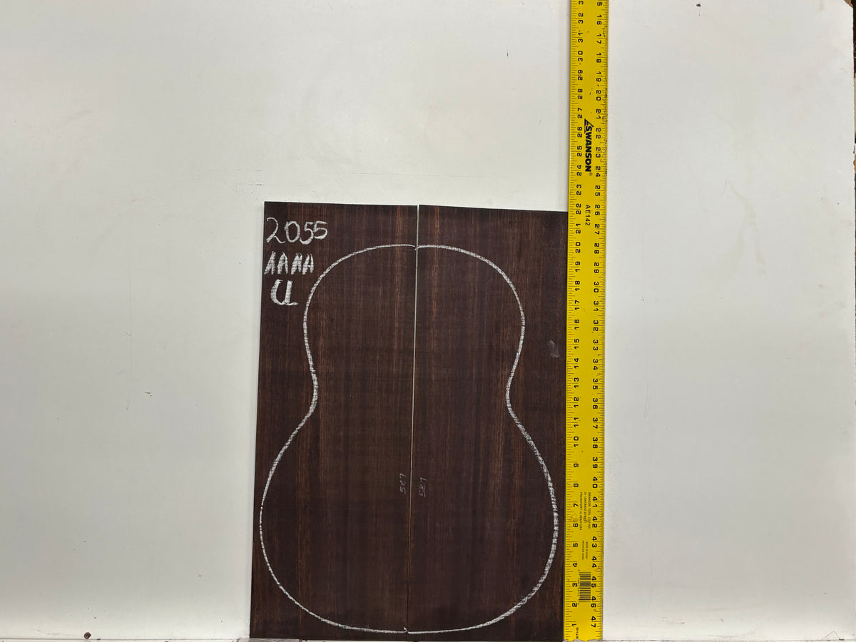 East Indian Rosewood Classical AAAA Grade Guitar Back & Side Set #2055 - Exotic Wood Zone