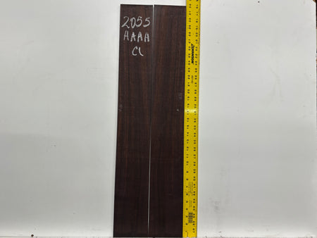 East Indian Rosewood Classical AAAA Grade Guitar Back & Side Set #2055 - Exotic Wood Zone