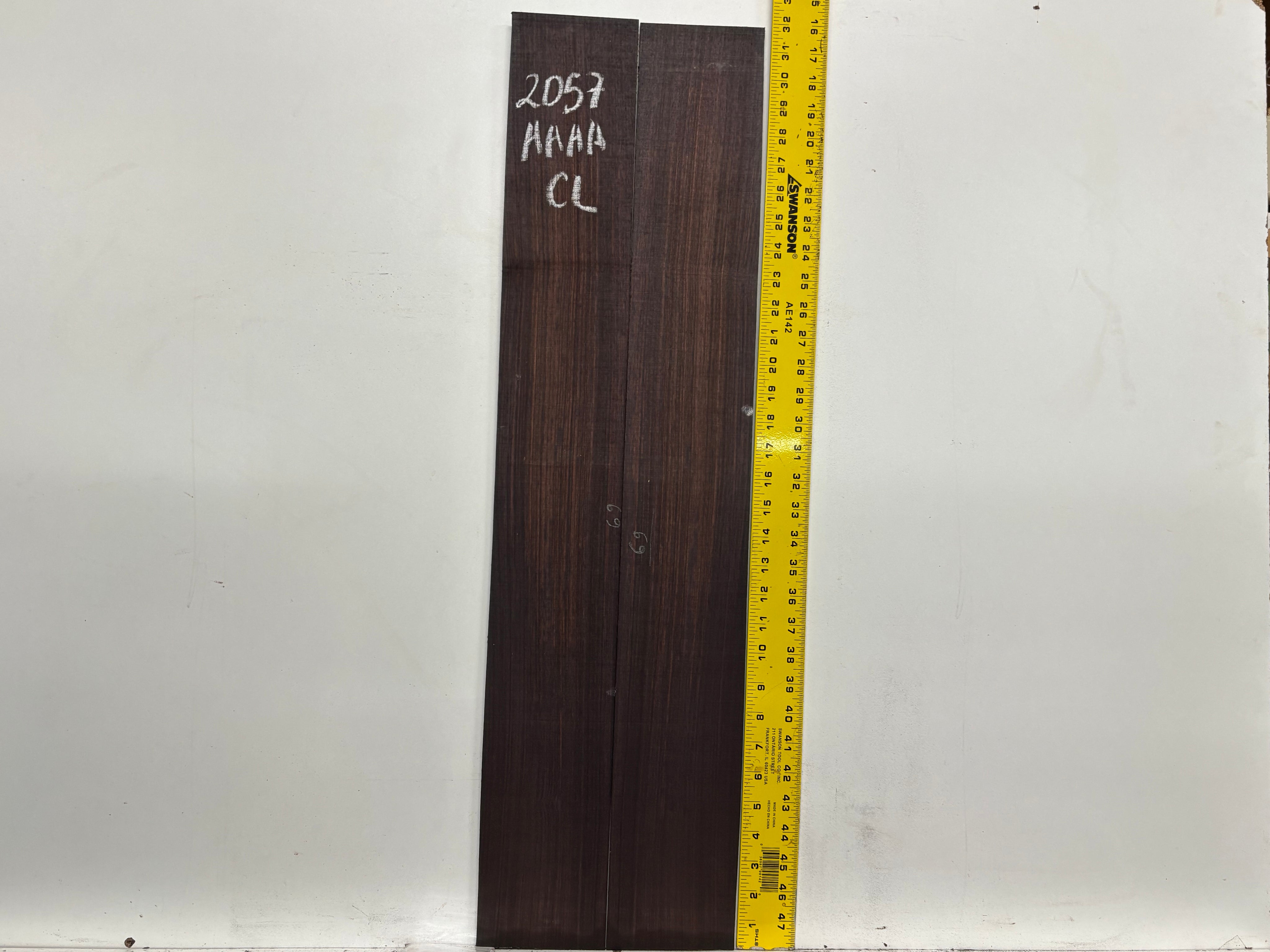 East Indian Rosewood Classical AAAA Grade Guitar Back & Side Set #2057 - Exotic Wood Zone