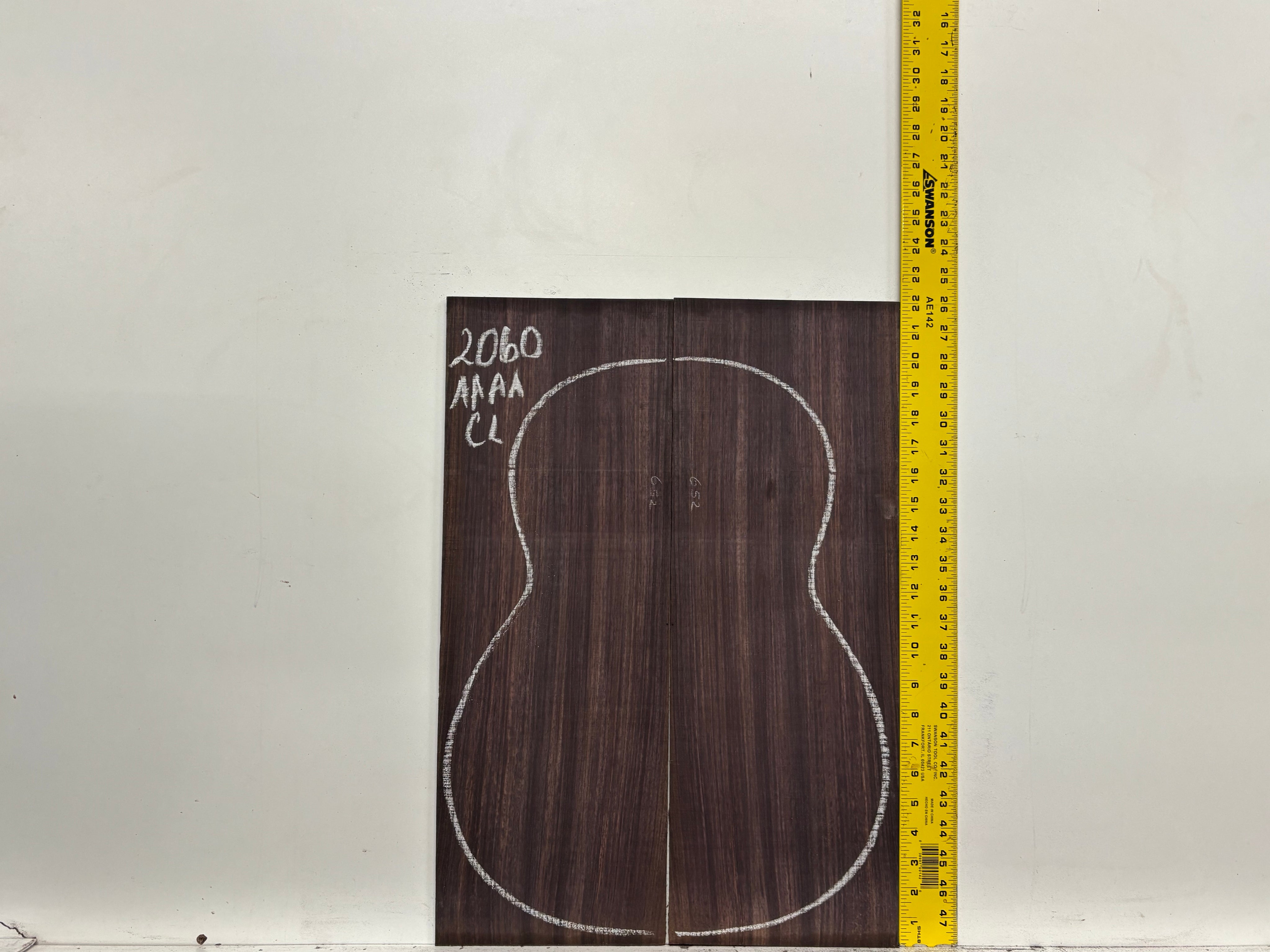 East Indian Rosewood Classical AAAA Grade Guitar Back & Side Set #2060 - Exotic Wood Zone