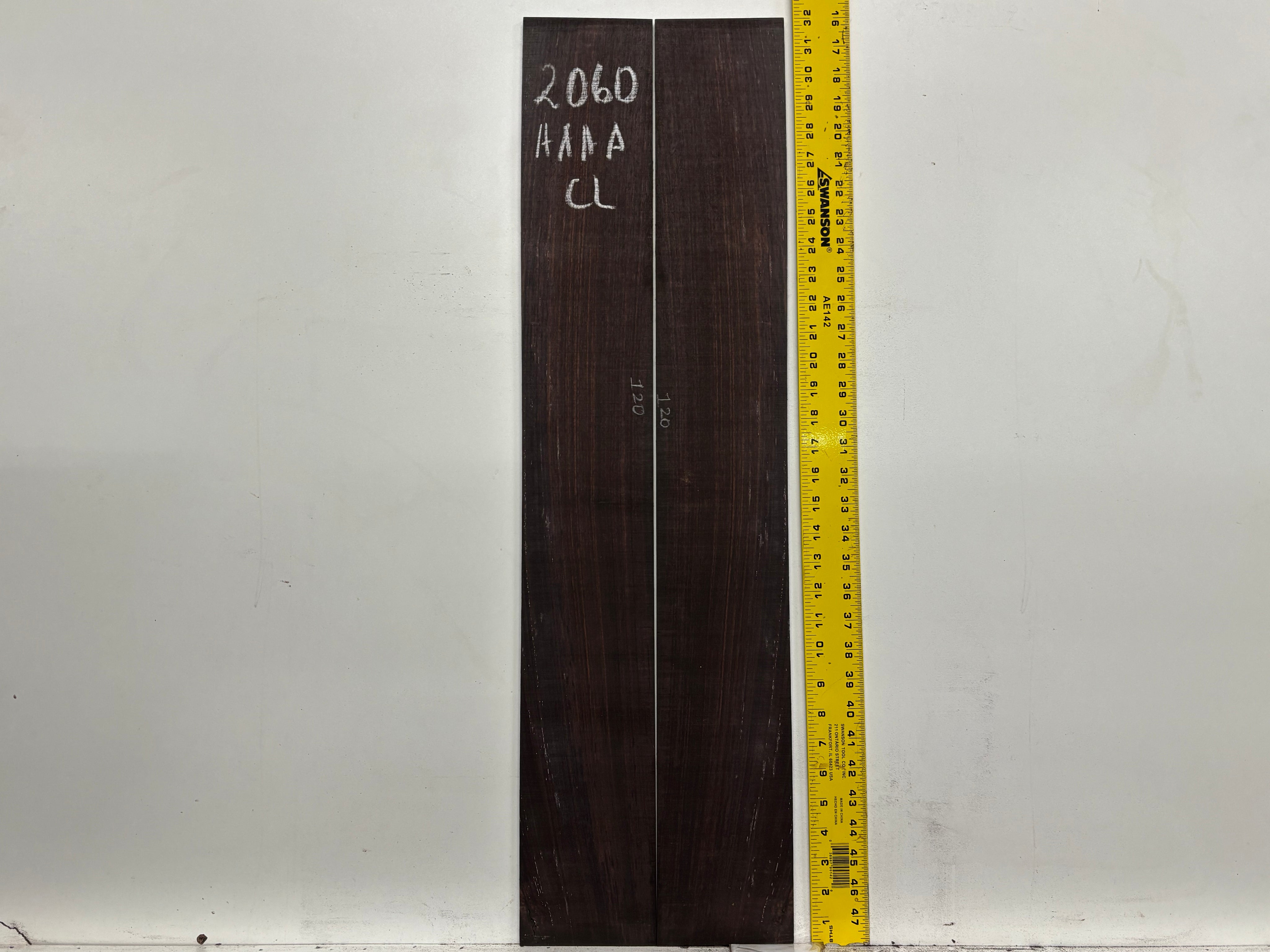 East Indian Rosewood Classical AAAA Grade Guitar Back & Side Set #2060 - Exotic Wood Zone