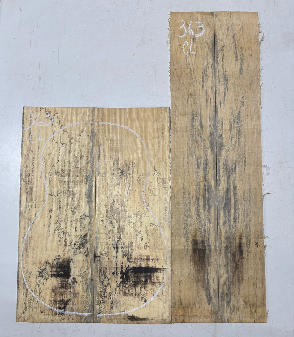 Juego de fondo y aros de guitarra de grado AAAA Dreadnought de palisandro de la India Oriental #61 