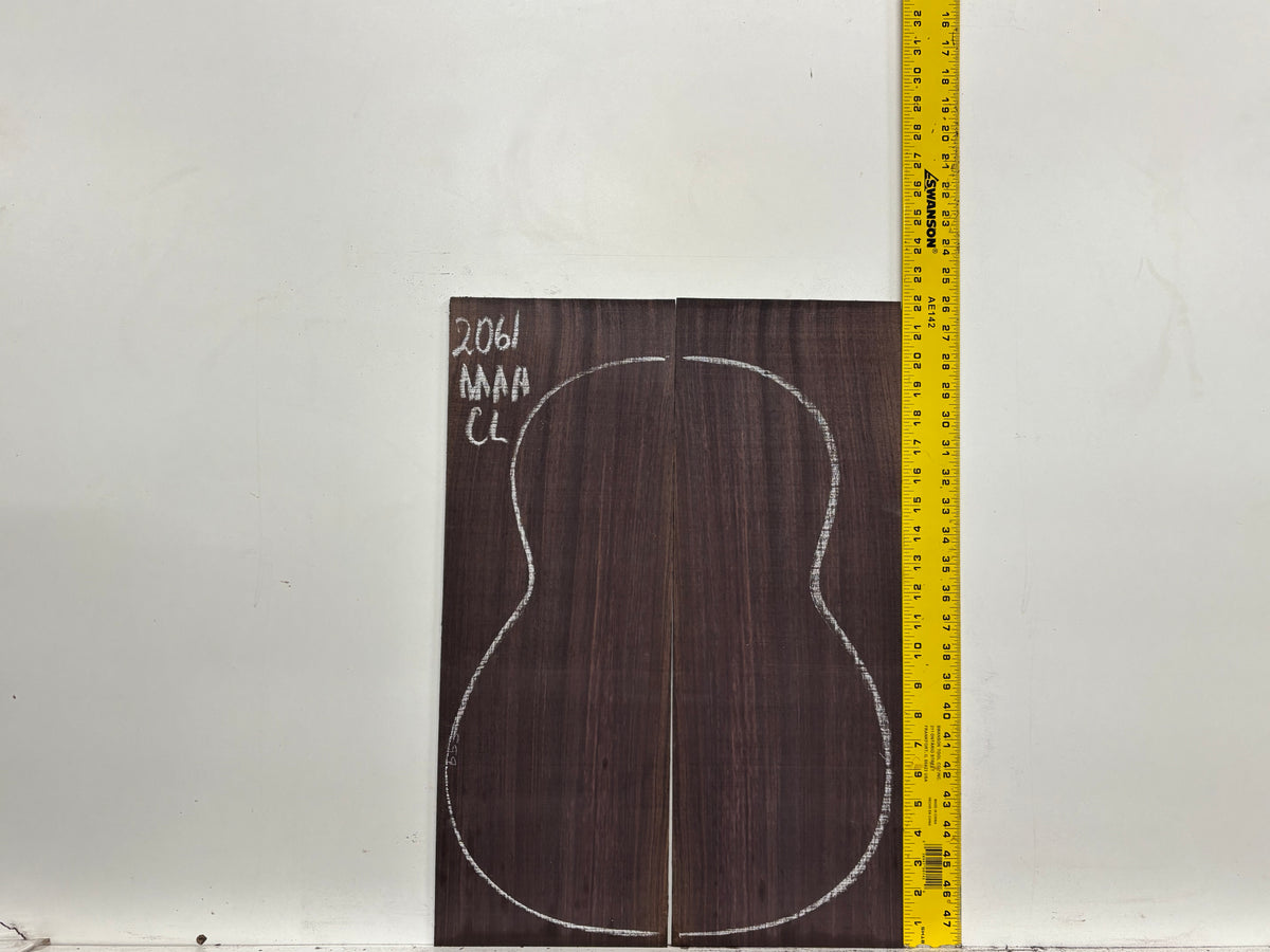 East Indian Rosewood Classical AAAA Grade Guitar Back & Side Set #2061 - Exotic Wood Zone