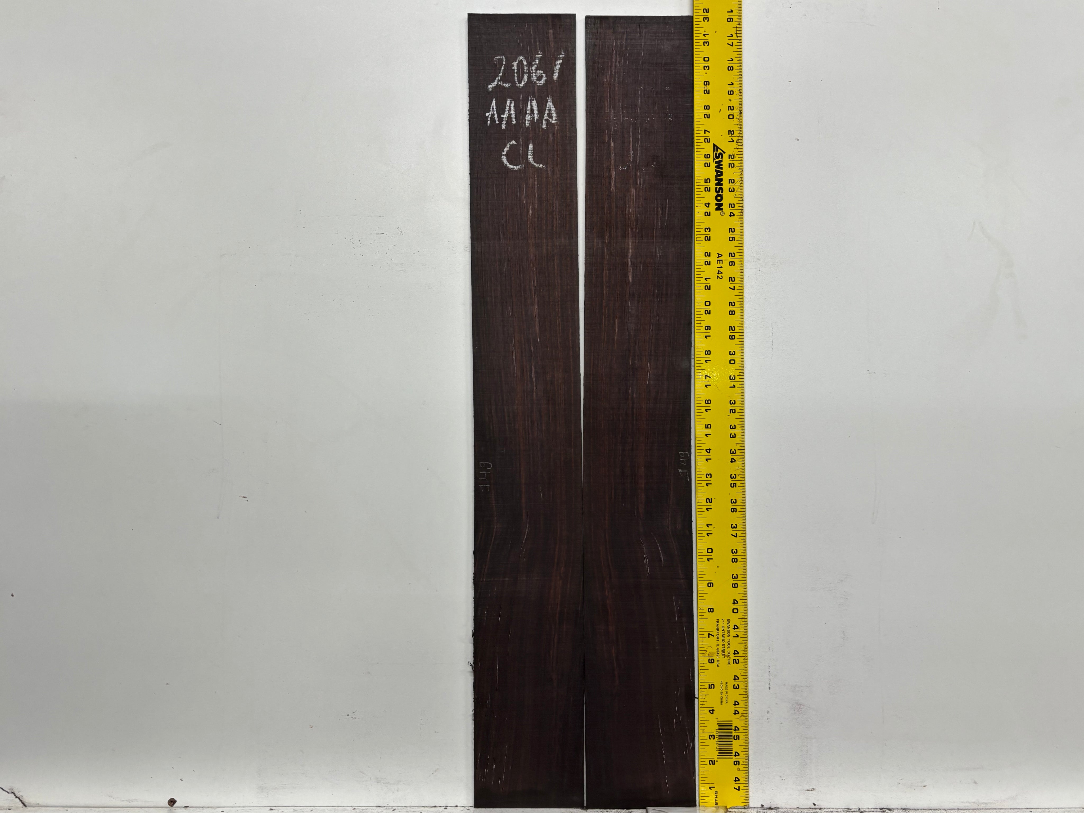 East Indian Rosewood Classical AAAA Grade Guitar Back & Side Set #2061 - Exotic Wood Zone