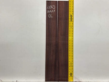 East Indian Rosewood Classical AAAA Grade Guitar Back & Side Set #2063 - Exotic Wood Zone