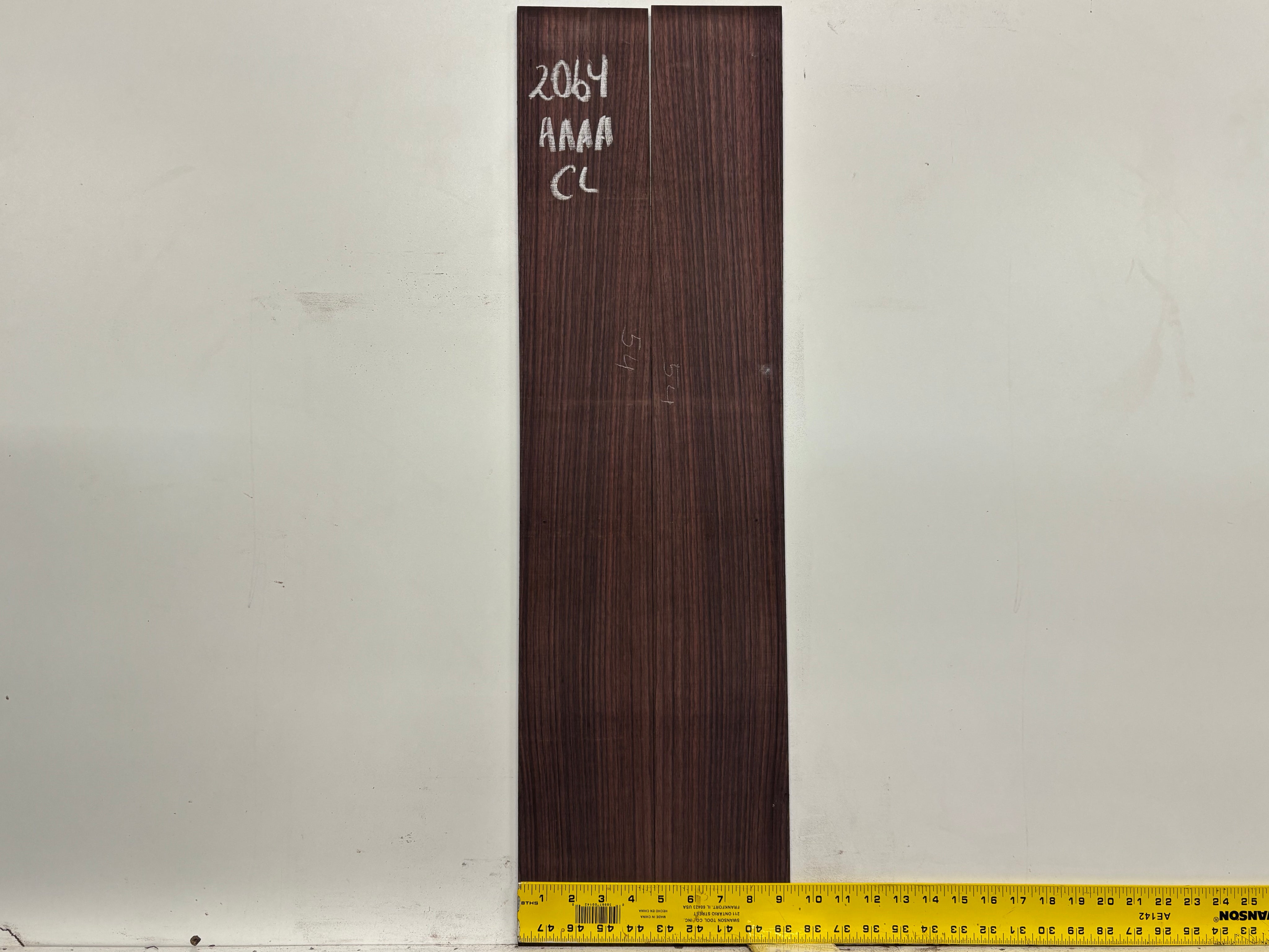 East Indian Rosewood Classical AAAA Grade Guitar Back & Side Set #2064 - Exotic Wood Zone