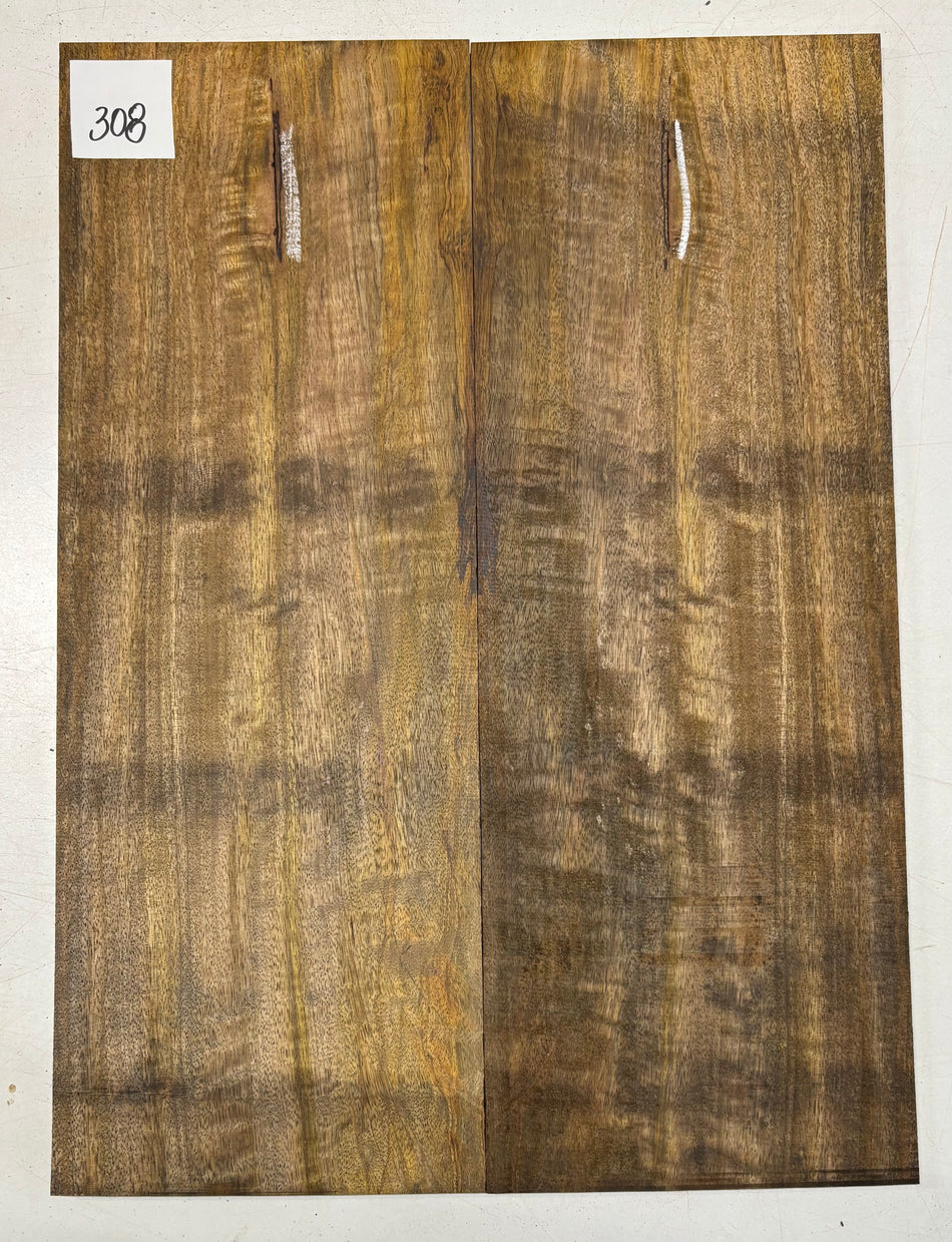 Tapas colgantes para guitarra Spalted de haya europea, a juego con libros, 21 "x 7" x 1/4"