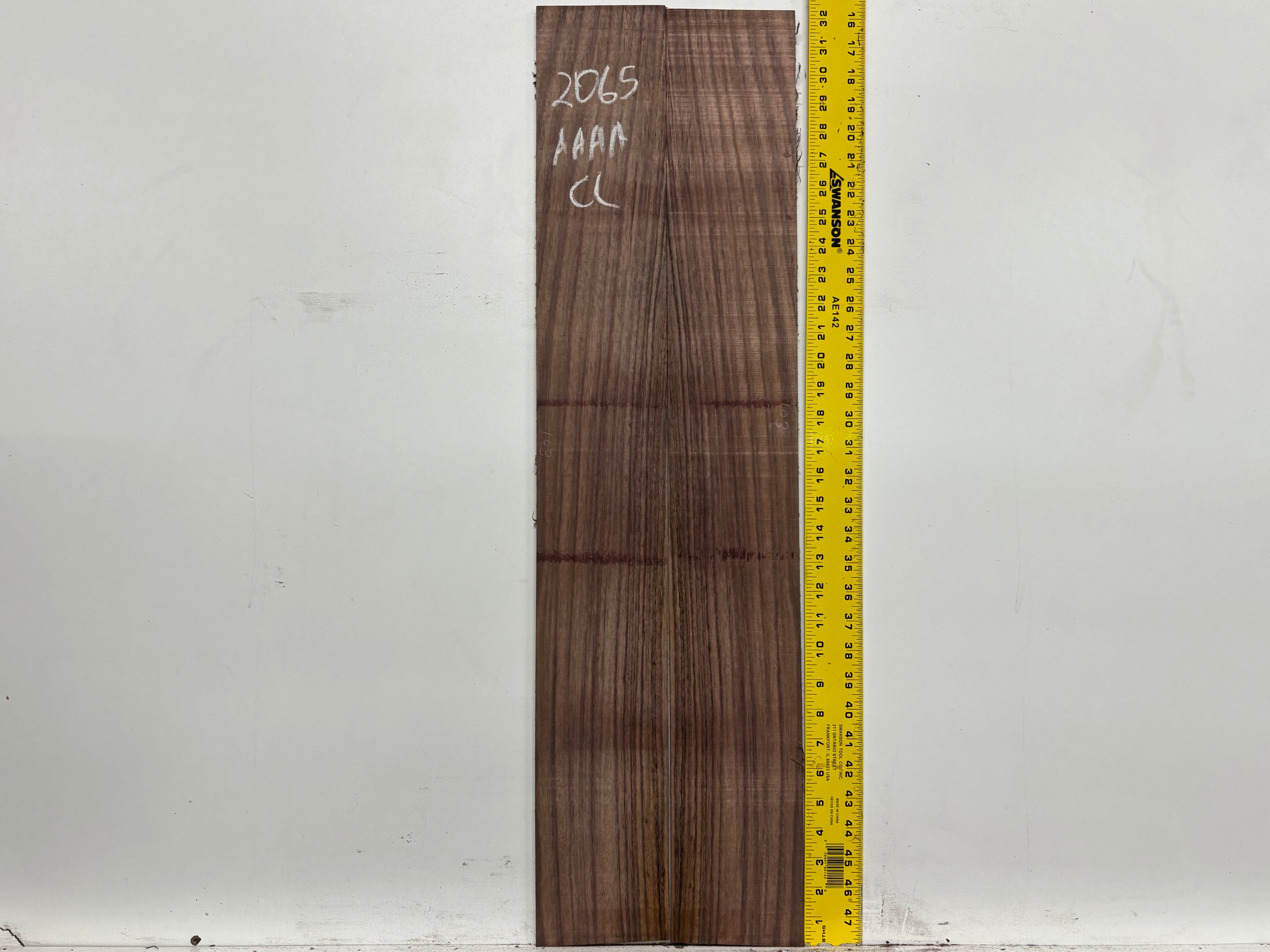 East Indian Rosewood Classical AAAA Grade Guitar Back & Side Set #2065 - Exotic Wood Zone