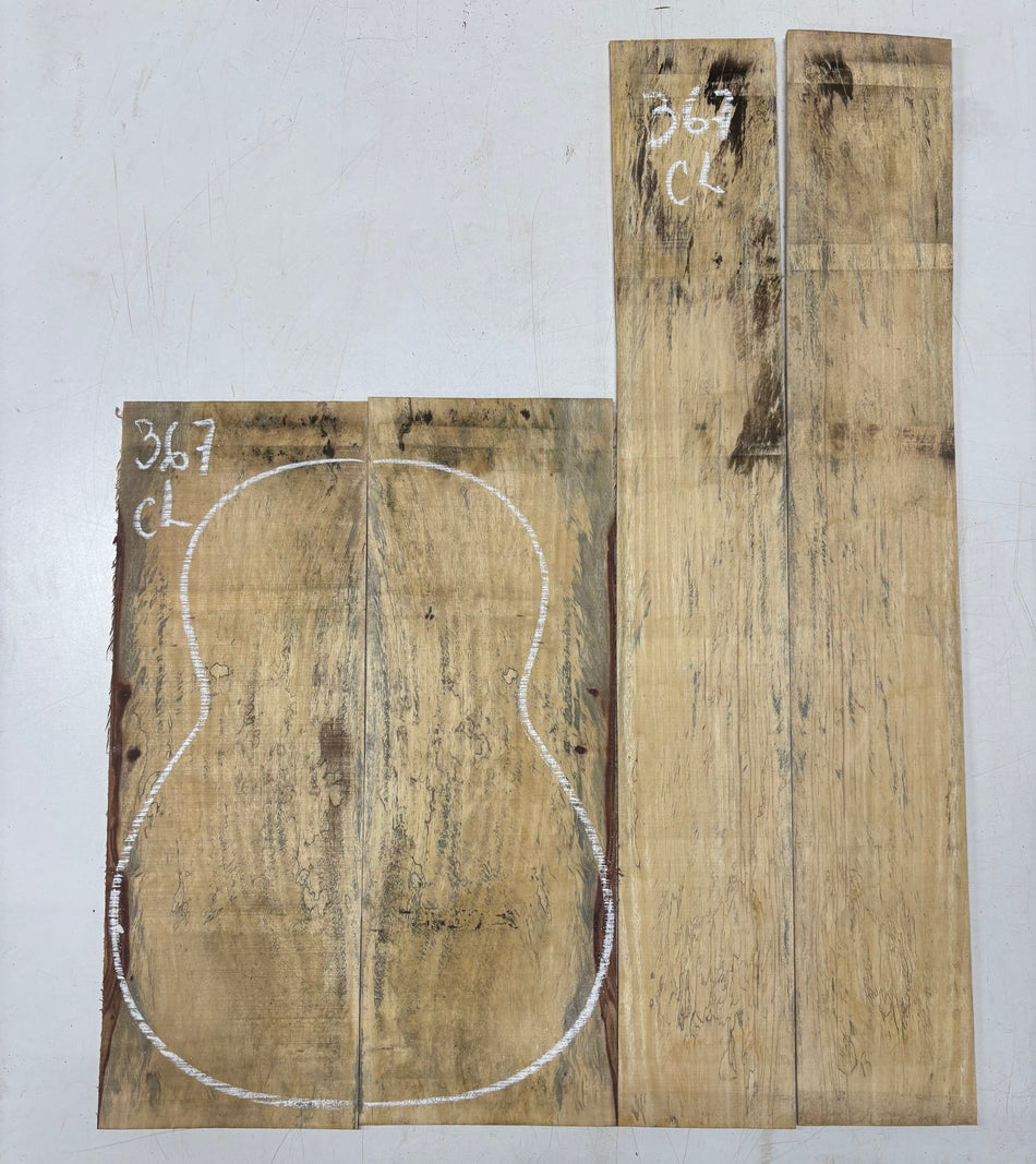 Juego de fondo y aros de guitarra de grado AAAA Dreadnought de palisandro de la India Oriental #61 