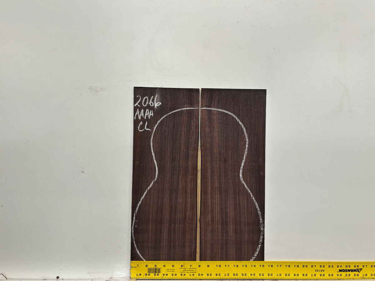 East Indian Rosewood Classical AAAA Grade Guitar Back & Side Set #2066 - Exotic Wood Zone