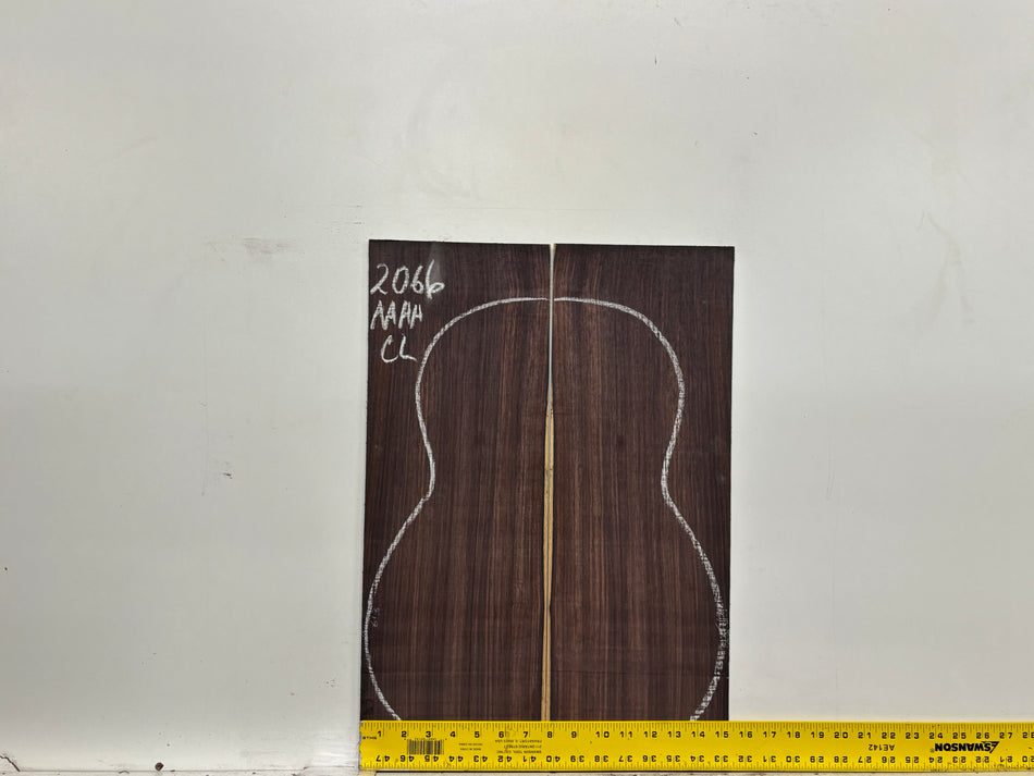 East Indian Rosewood Classical AAAA Grade Guitar Back & Side Set #2066 - Exotic Wood Zone