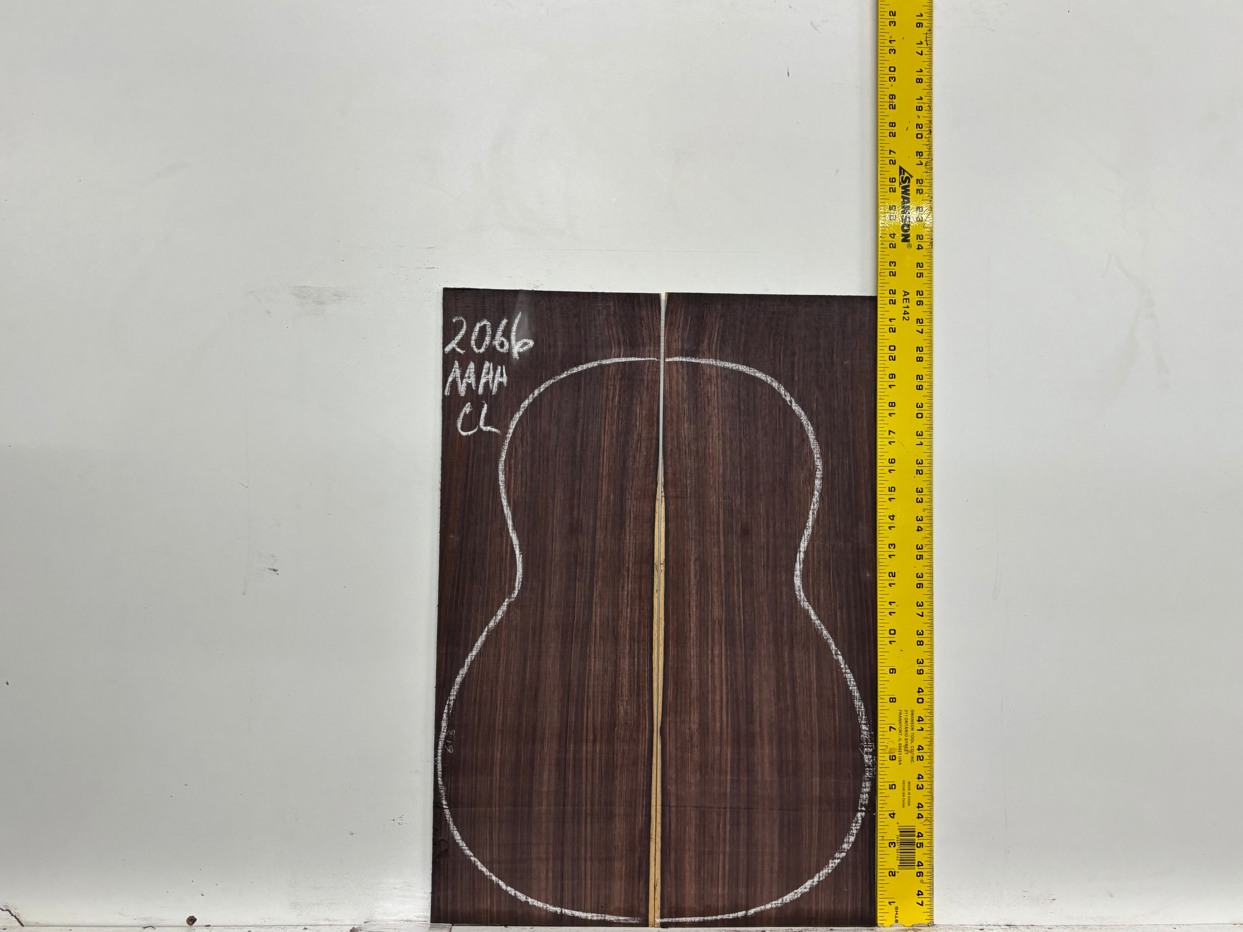 East Indian Rosewood Classical AAAA Grade Guitar Back & Side Set #2066 - Exotic Wood Zone