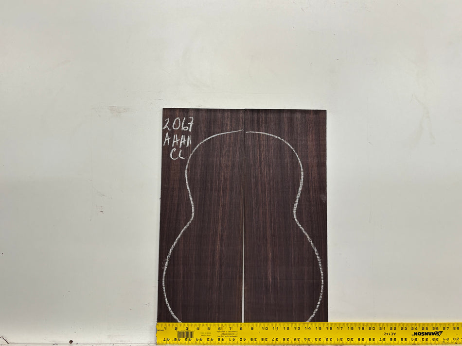 East Indian Rosewood Classical AAAA Grade Guitar Back & Side Set #2067 - Exotic Wood Zone