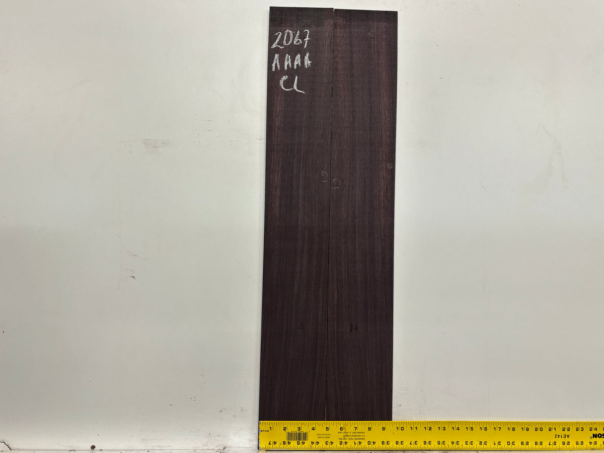 East Indian Rosewood Classical AAAA Grade Guitar Back & Side Set #2067 - Exotic Wood Zone