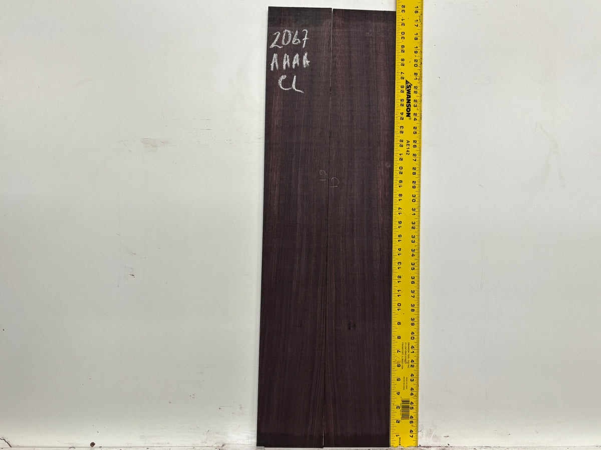 East Indian Rosewood Classical AAAA Grade Guitar Back & Side Set #2067 - Exotic Wood Zone