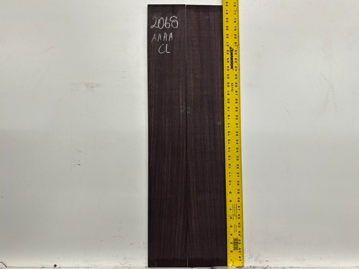 East Indian Rosewood Classical AAAA Grade Guitar Back & Side Set #2068 - Exotic Wood Zone