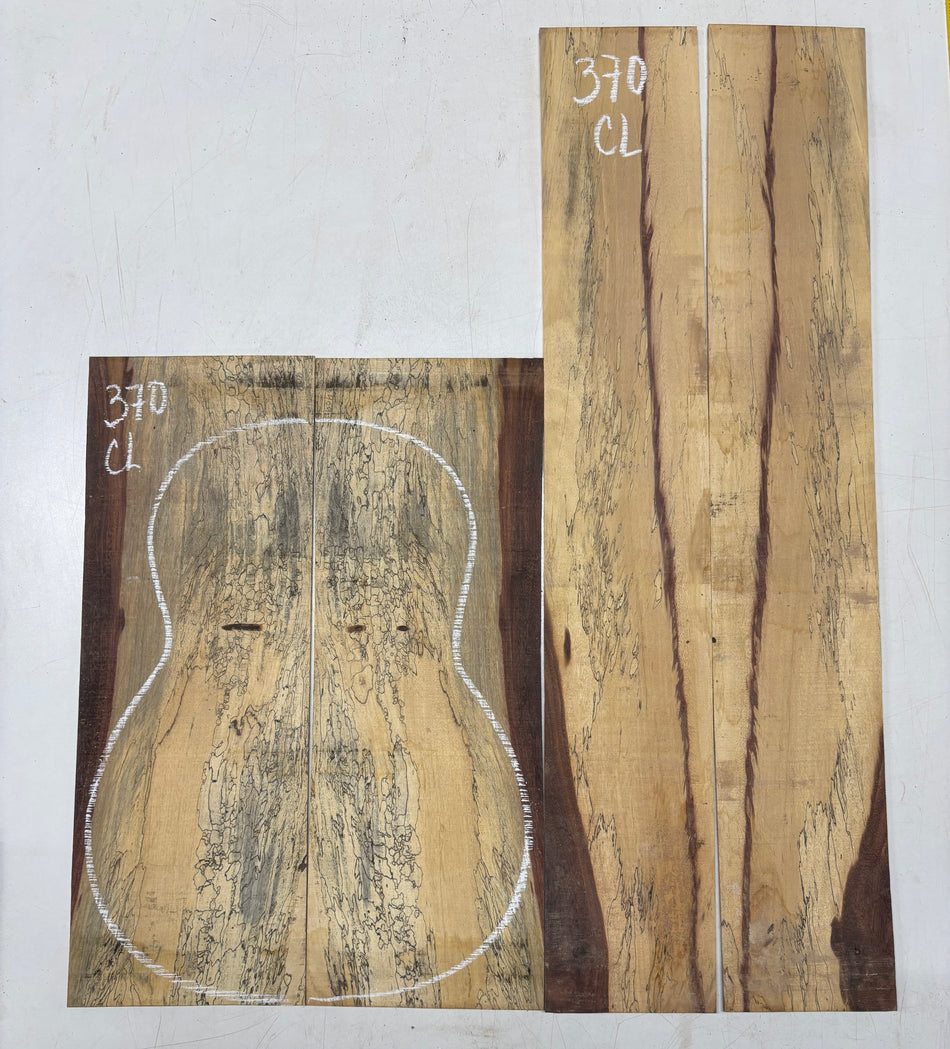 Juego de fondo y aros de guitarra de grado AAAA Dreadnought de palisandro de la India Oriental #61 