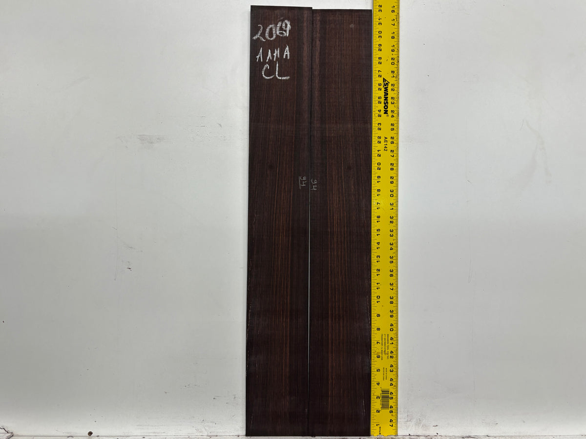 East Indian Rosewood Classical AAAA Grade Guitar Back & Side Set #2069 - Exotic Wood Zone