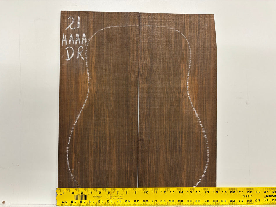 East Indian Rosewood Dreadnought AAAA Grade Guitar Back Set #21